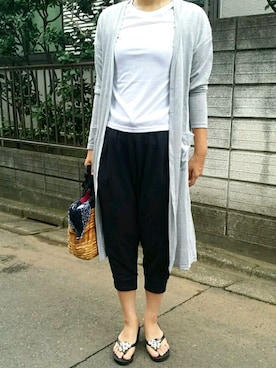 「エアリズム」｜K familyさん（レディース・160cm）の夏コーディネート