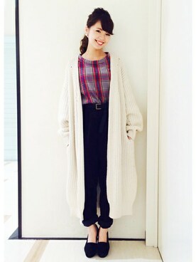 MihoUesugiさん（レディース・157cm）の秋コーディネート