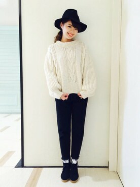 MihoUesugiさん（レディース・154cm）の秋コーディネート