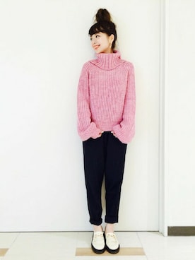 MihoUesugiさん（レディース・154cm）の冬コーディネート