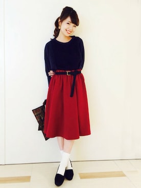 MihoUesugiさん（レディース・154cm）の冬コーディネート