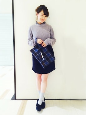 MihoUesugiさん(レディース・154cm)の冬コーディネート