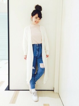 MihoUesugiさん(レディース・154cm)の冬コーディネート