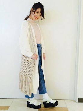 MihoUesugiさん（レディース・154cm）の冬コーディネート