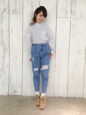 MihoUesugiさん（レディース・154cm）の春コーディネート