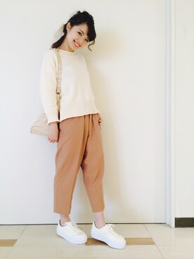 MihoUesugiさん(レディース・154cm)の春コーディネート