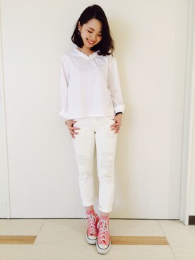 MihoUesugiさん(レディース・154cm)の春コーディネート