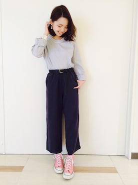 「おめかしコーデ」｜MihoUesugiさん（レディース・154cm）の春コーディネート