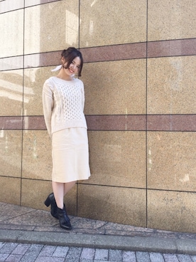 MihoUesugiさん(レディース・154cm)の冬コーディネート