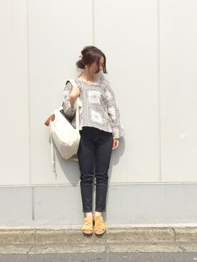 MihoUesugiさん（レディース・154cm）の春コーディネート