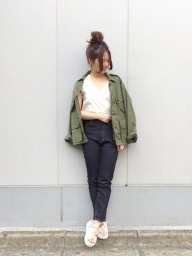 MihoUesugiさん（レディース・154cm）の春コーディネート