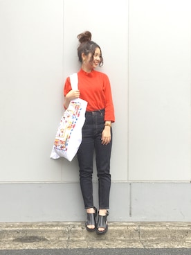 MihoUesugiさん（レディース・154cm）の春コーディネート