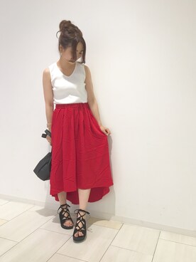 MihoUesugiさん（レディース・154cm）の夏コーディネート