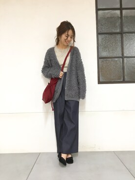 MihoUesugiさんの「裾スリット7分袖PO」を使ったコーディネート