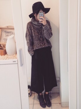 「UPTIGHT（アップタイト）のアイテム」を使った、Chisato  さん（レディース・157cm）の秋コーディネート