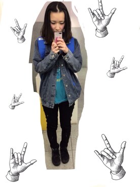 あやさん（レディース・155cm）の春コーディネート