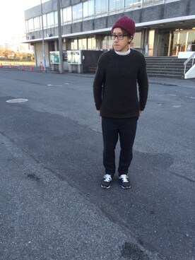 たけだゆうたさん（メンズ・168cm）の冬コーディネート