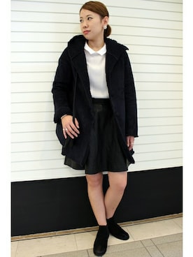 ivory court　ランドマークプラザ店スタッフさん（レディース・161cm）の秋コーディネート