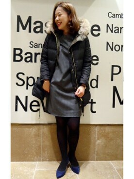 ivory court　ランドマークプラザ店スタッフさん（レディース・161cm）の秋コーディネート