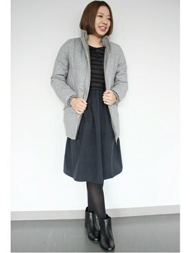 ivory court ランドマークプラザ店スタッフさん(レディース・161cm)の冬コーディネート