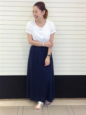 ivory court　ランドマークプラザ店スタッフさんのコーディネート