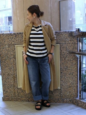 ivory court　ランドマークプラザ店スタッフさんのコーディネート