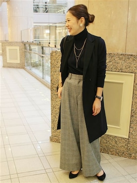 ivory court　ランドマークプラザ店スタッフさんのコーディネート