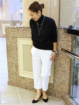 ivory court　ランドマークプラザ店スタッフさんのコーディネート