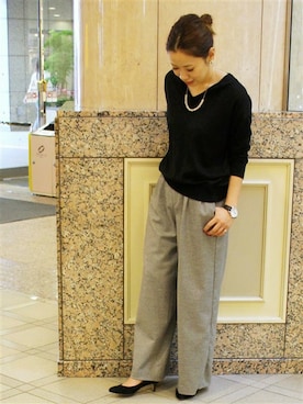 ivory court　ランドマークプラザ店スタッフさんのコーディネート