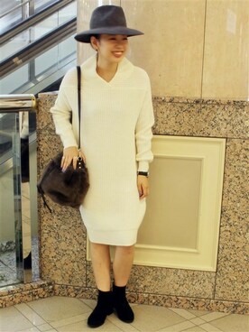 ivory court　ランドマークプラザ店スタッフさんのコーディネート