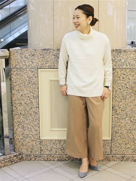 ivory court　ランドマークプラザ店スタッフさんのコーディネート