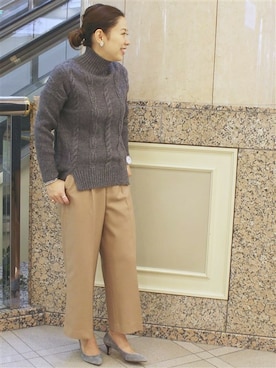 ivory court　ランドマークプラザ店スタッフさんのコーディネート