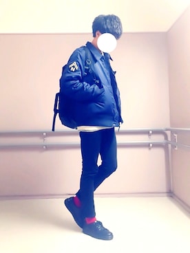 「NAUTICA JEANS（ノーティカ ジーンズ）のアイテム」を使った、ケージさん（メンズ・175cm）の冬コーディネート