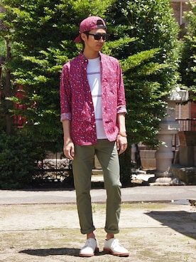 「 Tricker's」｜DOGDAYSさん（メンズ・172cm）の夏コーディネート