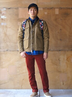 「Saturdays NYC（サタデーズ ニューヨークシティ ）のアイテム（ブルゾン）」を使った、DOGDAYSさん（メンズ・170cm）の秋コーディネート