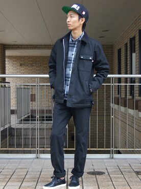 「S/DOUBLE （エスダブル）のアイテム（ジャケット/アウター）」を使った、DOGDAYSさん（メンズ・172cm）の秋コーディネート