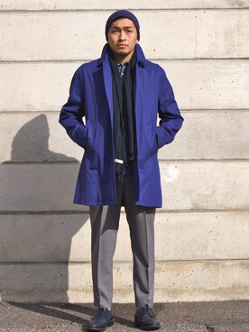「 Tricker's」｜DOGDAYSさん（メンズ・172cm）の冬コーディネート