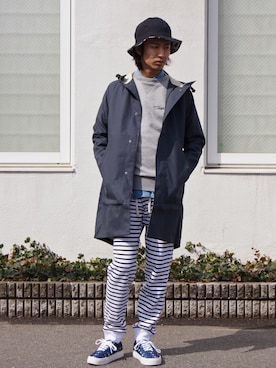 「Saturdays NYC（サタデーズ ニューヨークシティ ）のアイテム（マウンテンパーカー）」を使った、DOGDAYSさん（メンズ・172cm）の冬コーディネート