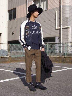 「 Tricker's」｜DOGDAYSさん（メンズ・172cm）の冬コーディネート