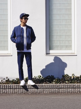 「Saturdays NYC（サタデーズ ニューヨークシティ ）のアイテム（ブルゾン）」を使った、DOGDAYSさん（メンズ・172cm）の冬コーディネート