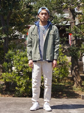 「 HTC」｜DOGDAYSさん（メンズ・172cm）の春コーディネート