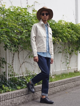「 Tricker's」｜DOGDAYSさん（メンズ・172cm）の夏コーディネート