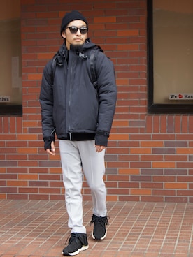 「N.HOOLYWOOD（N.ハリウッド）のアイテム（ミリタリージャケット）」を使った、DOGDAYSさん（メンズ・168cm）の秋コーディネート