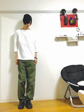 encore.さんの（無印良品 | ムジルシリョウヒン）を使ったコーディネート