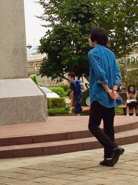 「Polo Ralph Lauren」｜「アイテム（オールインワン・サロペット）」を使った、encore.さん（メンズ・179cm）の夏コーディネート