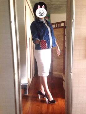 「PULSAR（パルサー）のアイテム」を使った、Jemさん（レディース・156cm）の夏コーディネート