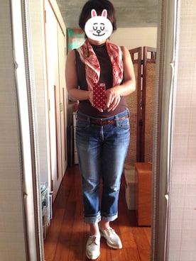 「BENEBIS（ベネビス）のアイテム」を使った、Jemさん（レディース・156cm）の夏コーディネート