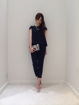 「BLISS POINT（ブリスポイント）のアイテム（つなぎ/オールインワン）」を使った、miさん（レディース・169cm）の春コーディネート