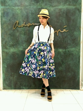 「アイテム（レッグウェア）」を使った、Emilyさん（レディース・162cm）の春コーディネート