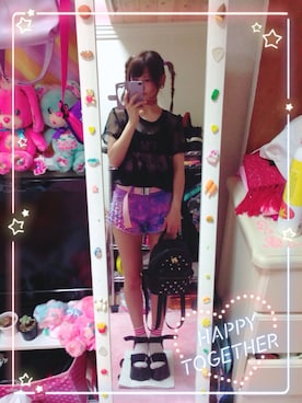 「JOYRICH」｜「アイテム（アクセサリー）」を使った、かよこーんさん（レディース・158cm）の夏コーディネート